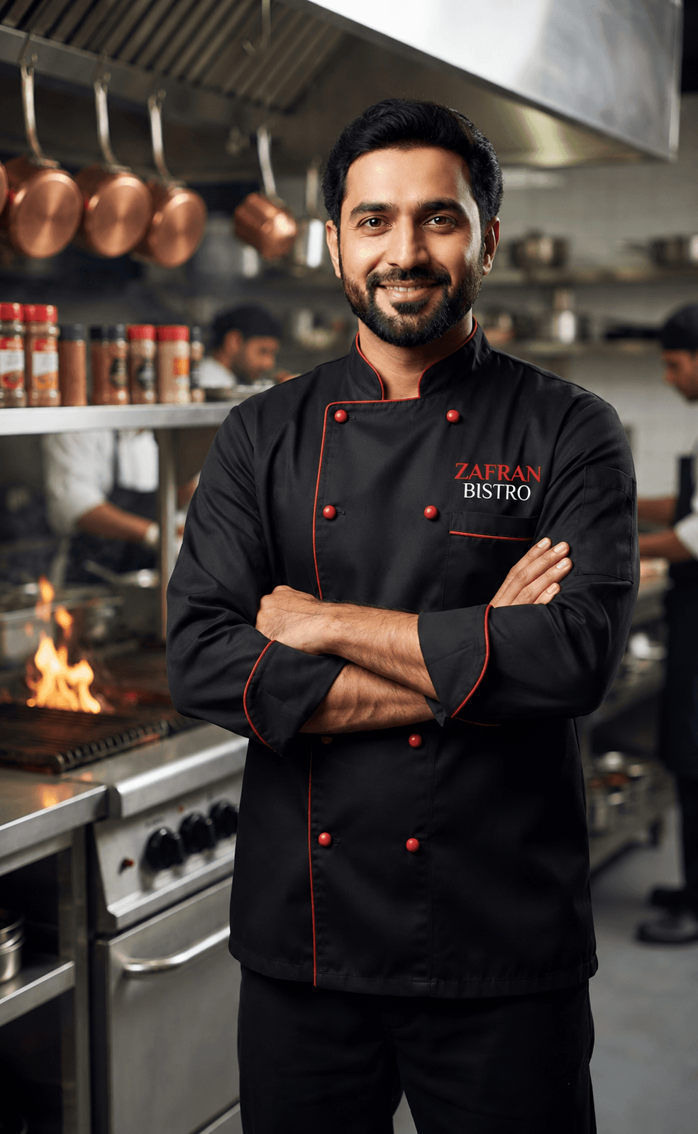 Chef coats made by Hammad Workwear Uniforms